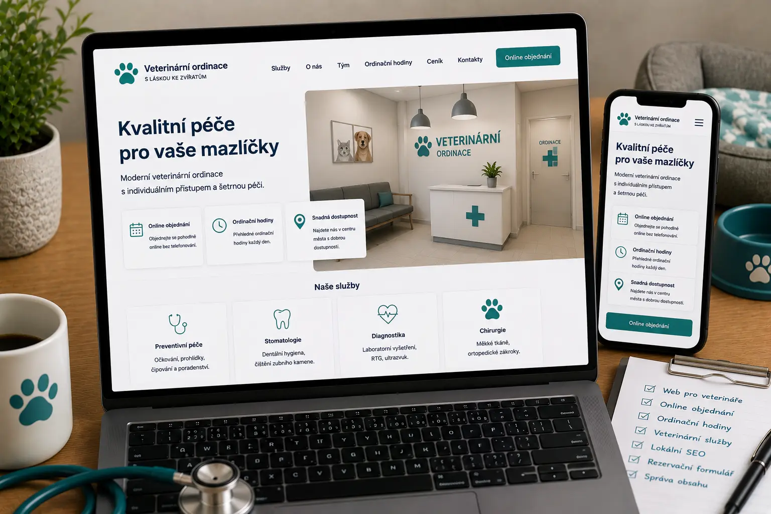 Web pro veterináře